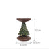 Resin Wooden Christmas Tree Candle Holder Base Figurine Christmas Decorations Candlestick Craft Home Living Room Decor by 253444