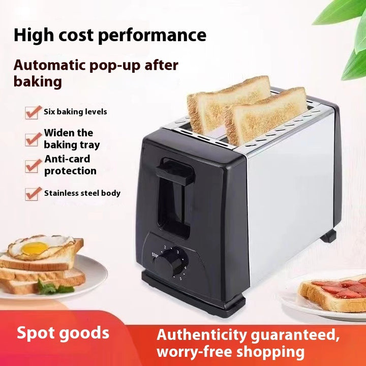 Torradeira Semi-Automática para Café da Manhã – Compacta e Eficiente