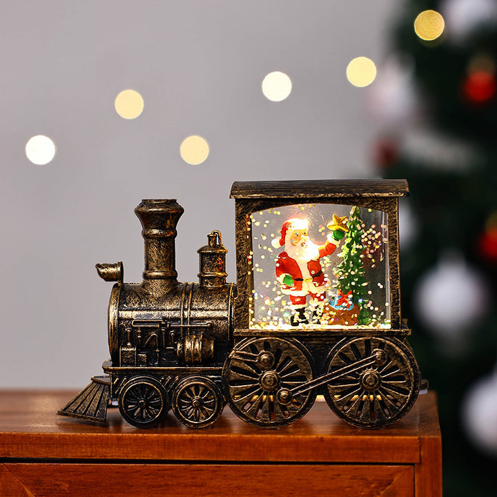 Christmas Gift Train Decoration Small Night Lamp by 253444