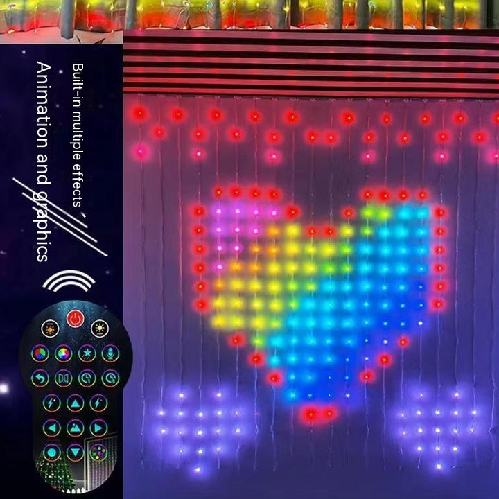 Christmas Decoration Led Rubber-covered Wire Curtain Light by 253444