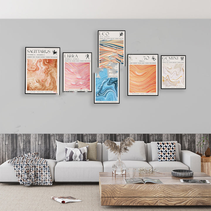 Printed Abstract Aesthetic Living Room Wall Decor Poster by 253444