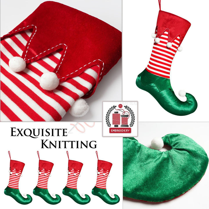 Christmas Decorations Elf Christmas Stockings Gift Bag by 253444
