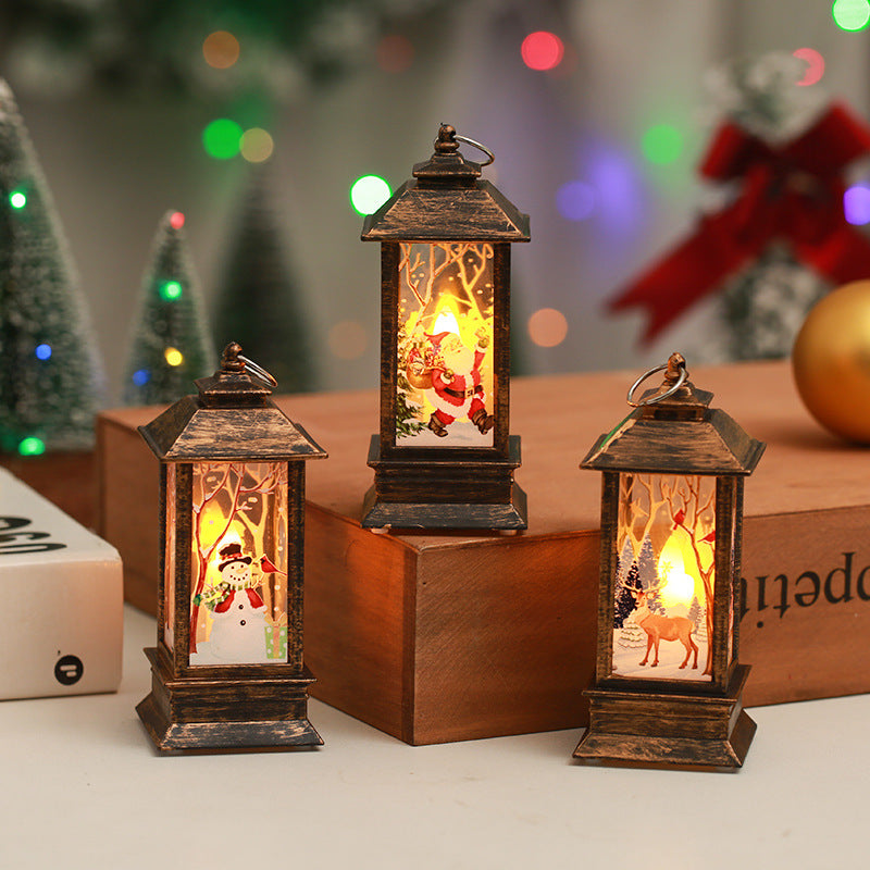 Christmas Decorations Flame Candlestick Lamp by 253444