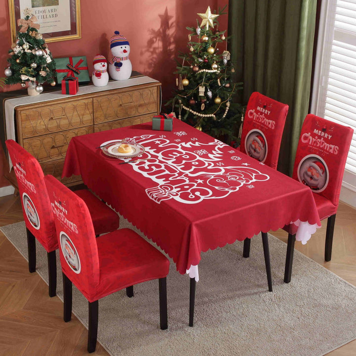 Waterproof And Oil-proof Christmas Tablecloth by 253444