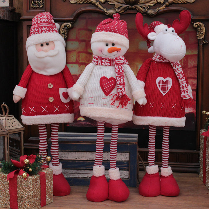Christmas Decorations For Home Big Santa Claus Doll Children Xmas New Year Gift Christmas Tree Decor Wedding Party Supplies by 253444