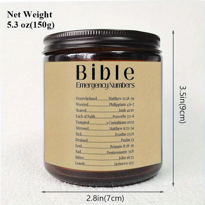 Velas Cristãs Com Versículos Bíblicos Presentes Iluminam