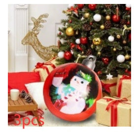 Christmas Ornament Ball Outdoor Pvc 60CM Inflatable Decorated Ball PVC Giant Big Large Balls Xmas Tree Decorations Toy Ball by 253444