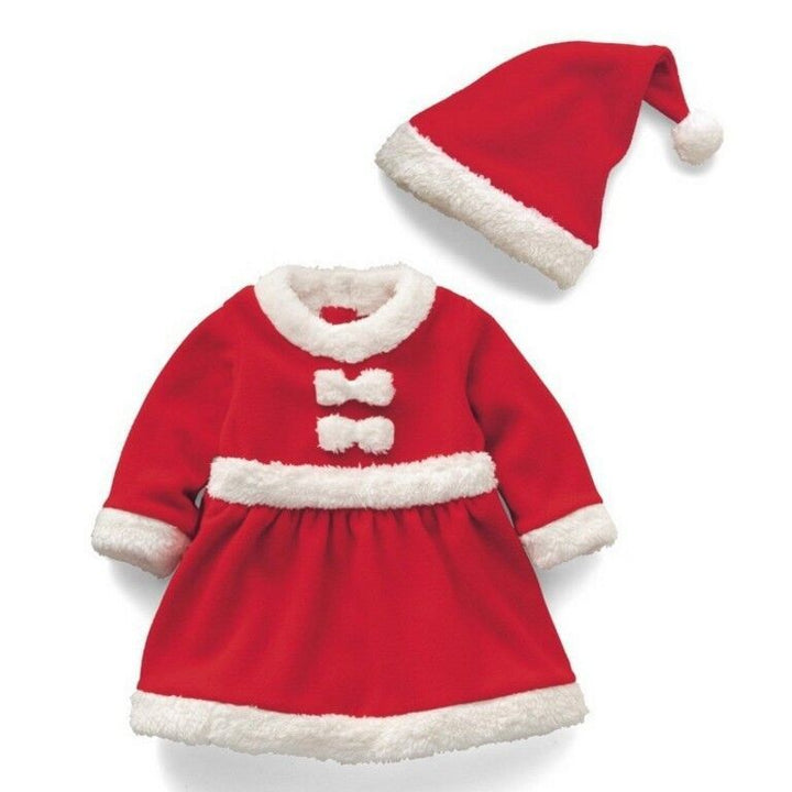 Fantasia Natal Mohair Toque Suave Para Crianças Alegres