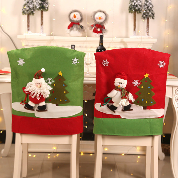 Christmas Ski Chair Set by 253444
