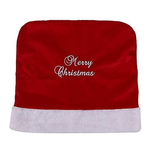 Christmas red embroidered chair cover by 253444
