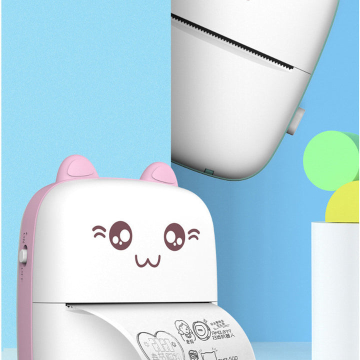 Mini Printer Portable Mini Bluetooth WiFi New Wrong Printer Mobile Phone Photo Title Note Hot Print Pocket Student Error Label Printer