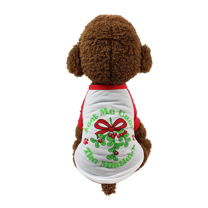 Dog Christmas Costume Sweatshirt Vest Clothes by 253444