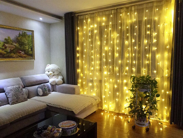 Christmas LED Curtain Lights by 253444