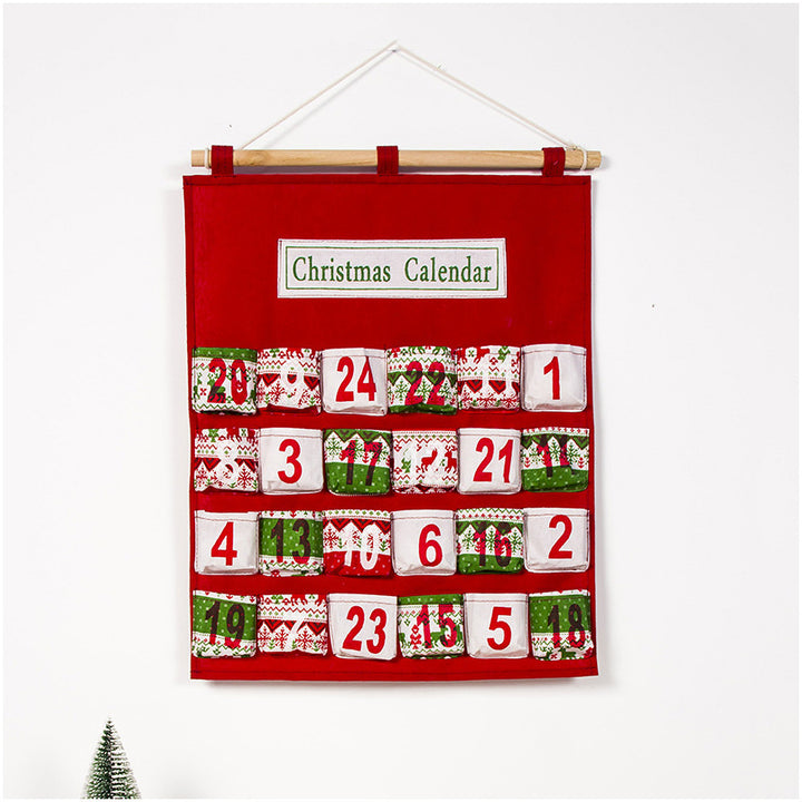 Christmas calendar storage hanging bag by 253444