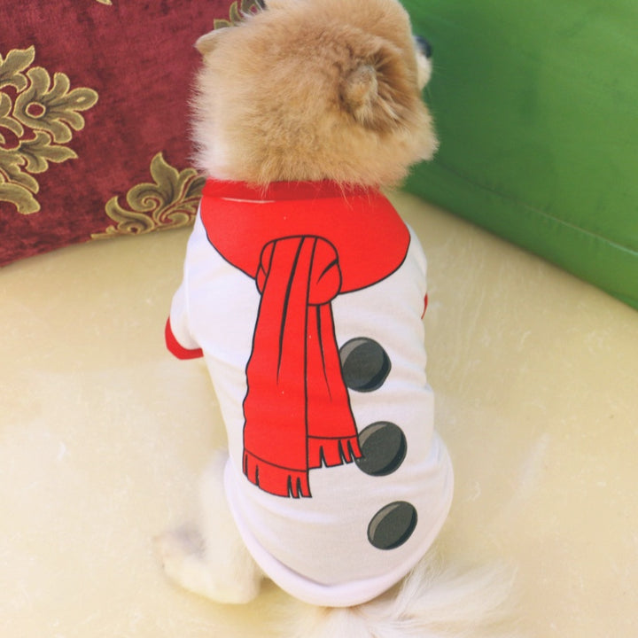 Dog Christmas Costume Sweatshirt Vest Clothes by 253444