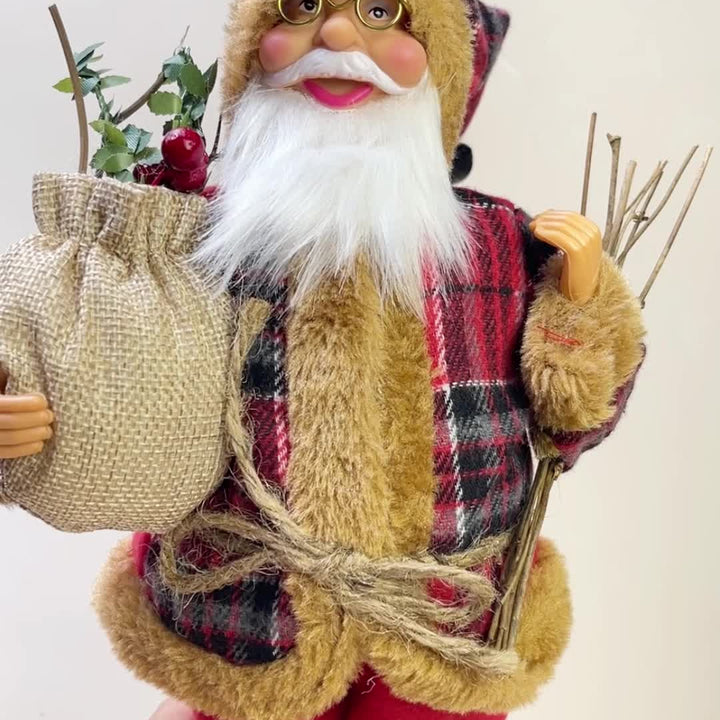 Figura Papai Noel 12 Polegadas Decoração Natal Para Festas by Casa Perfeita