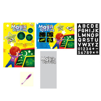 Quadro Mágico Luminoso 3D: Desenhe com Luz e Sem Bagunça! Brinquedo Educativo