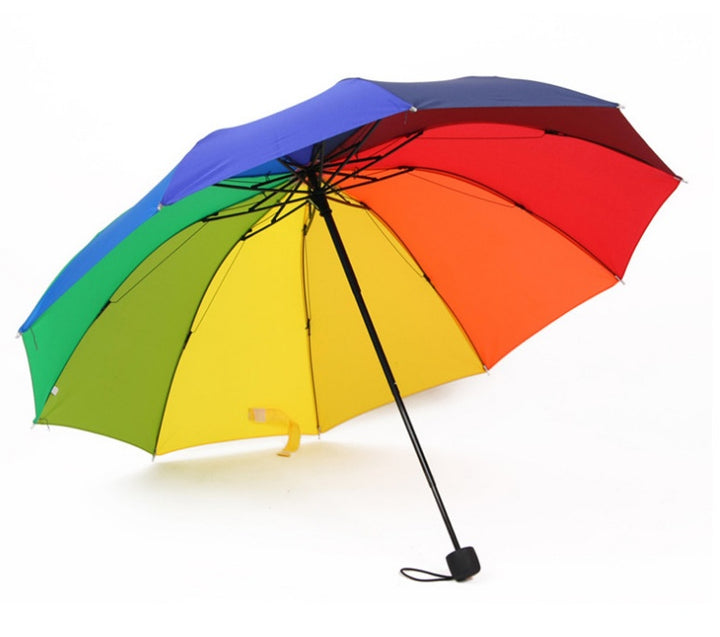 Rainbow Festival Umbrella by 253444
