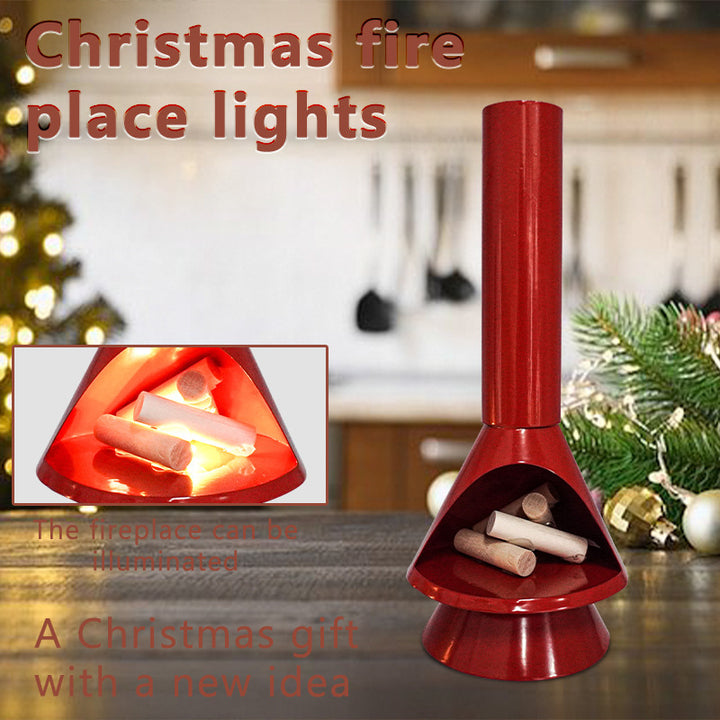 Luminous Style Christmas Lighting Atmosphere Decoration Fireplace Decorations by 253444