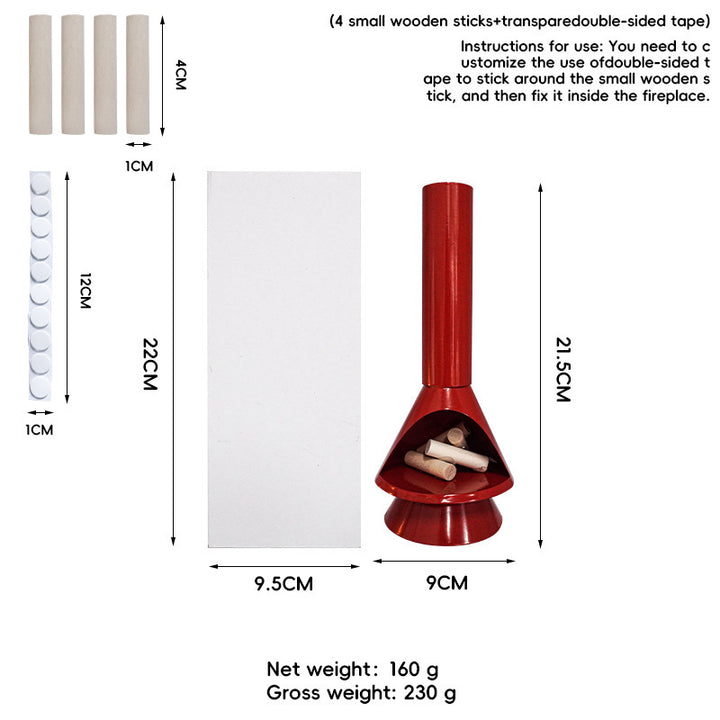 Luminous Style Christmas Lighting Atmosphere Decoration Fireplace Decorations by 253444