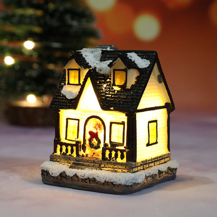 Christmas Decorations Micro Landscape Resin House by 253444
