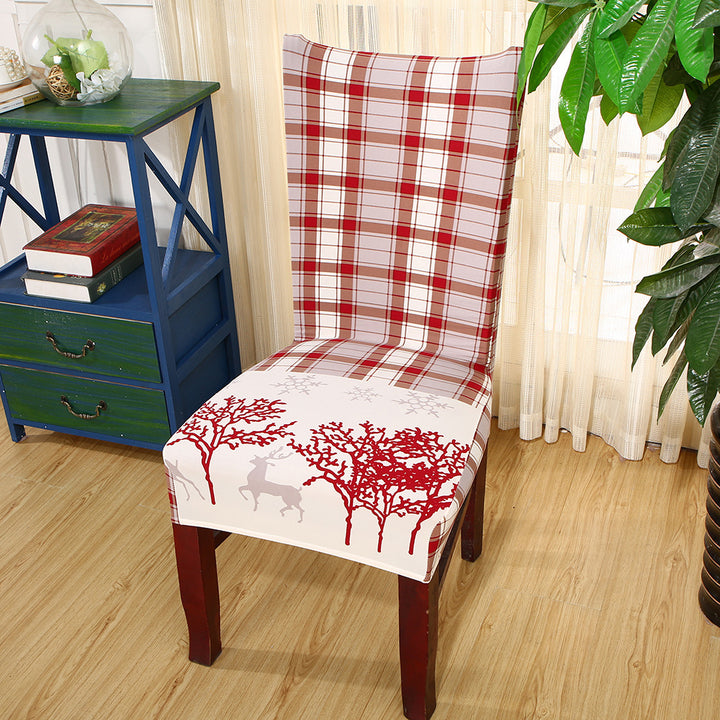 Christmas universal elastic chair cover by 253444