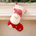 Large Red White Knitted Christmas Stocking Santa Claus Fireplace Decor Socks Xmas Gift Bags Candy Holder Decor For Home by 253444
