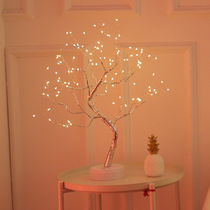 Christmas Decoration Night Light LED Pearl Tree Light Starry Touch Light by 253444