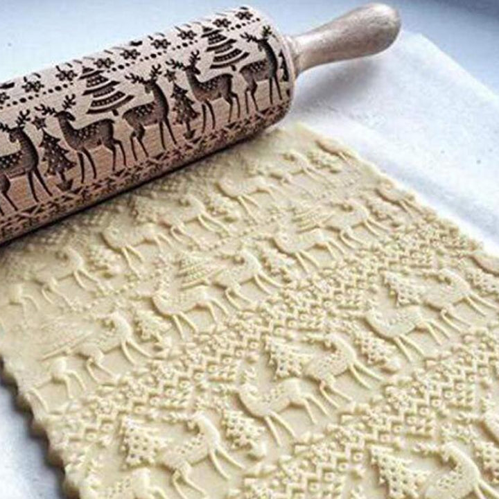 Rolling Pin Christmas Embossing by 253444