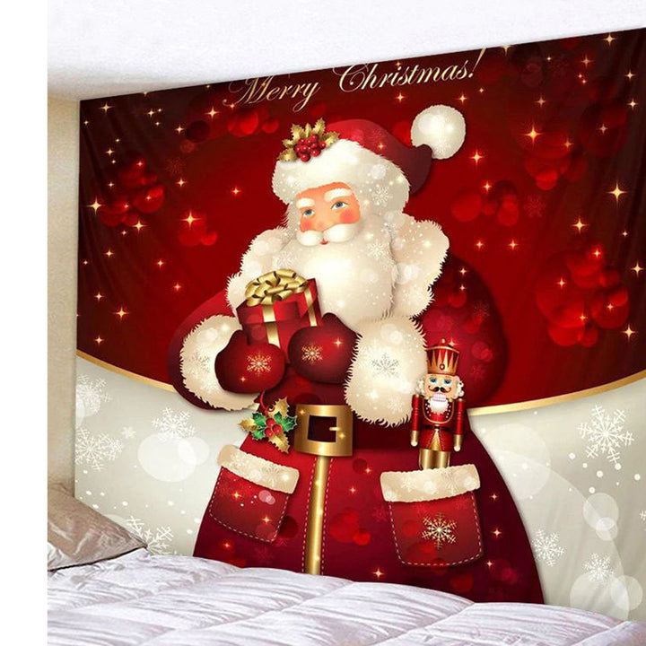 European and American polyester Christmas wall blanket by 253444