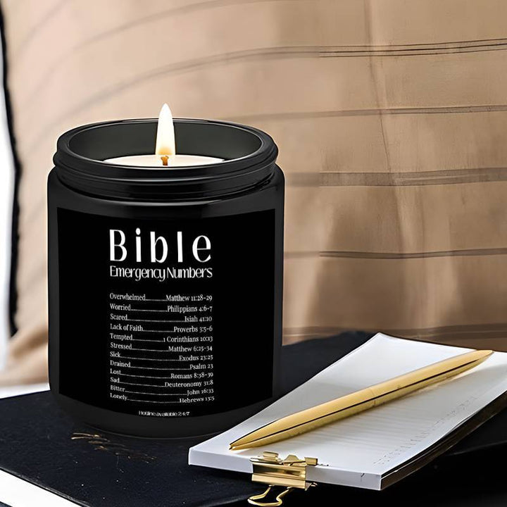 Velas Cristãs Com Versículos Bíblicos Presentes Iluminam