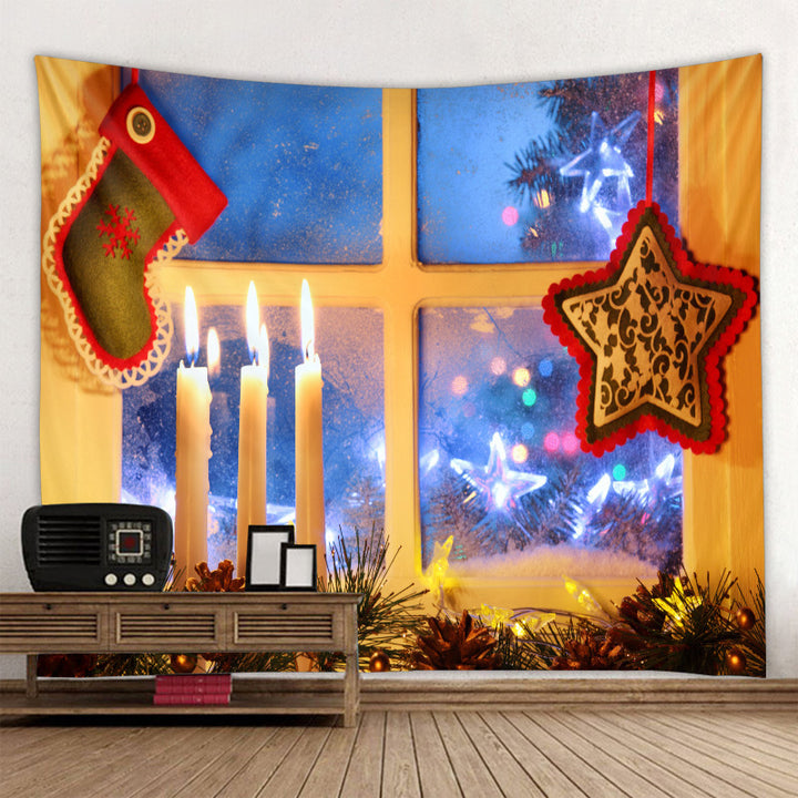 Tapestry wallcloth fireplace background cloth by 253444