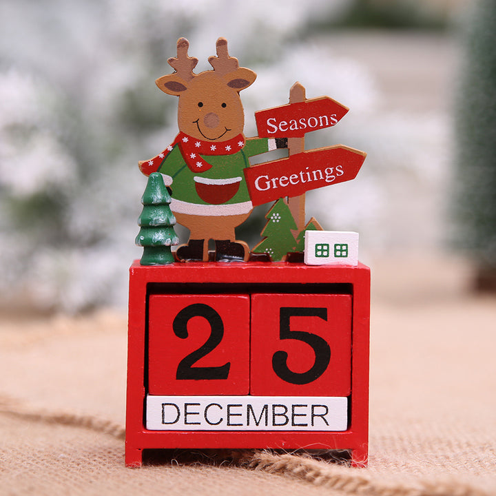 Christmas wooden calendar decorations by 253444