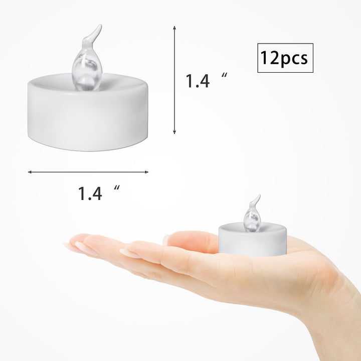 Electronic Candles Flickering LED Tea Light Battery Operate Bedside Night Lamp Flameless Party Lighting Decor by 253444