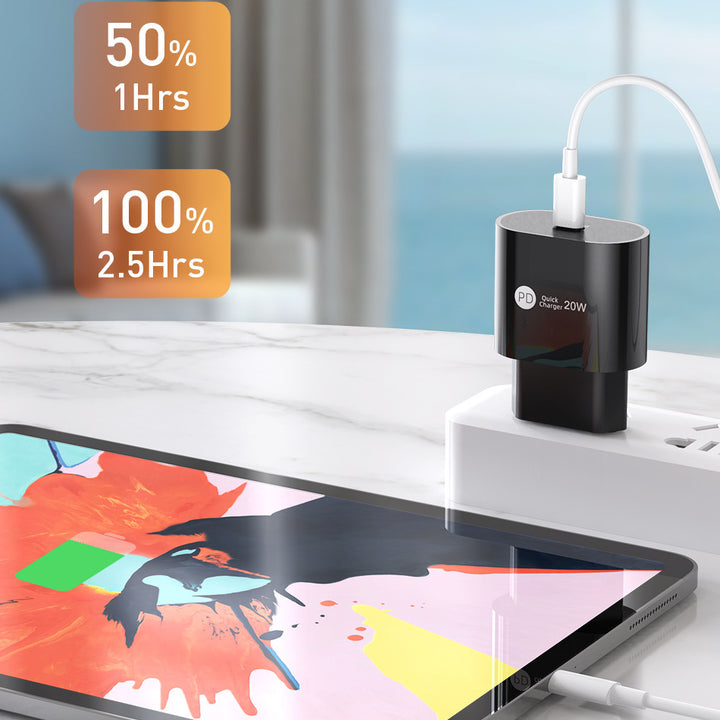 PD20W Mobile Phone Charger 9V-2.2A Type-c Interface 20W Fast Charge Charging Head