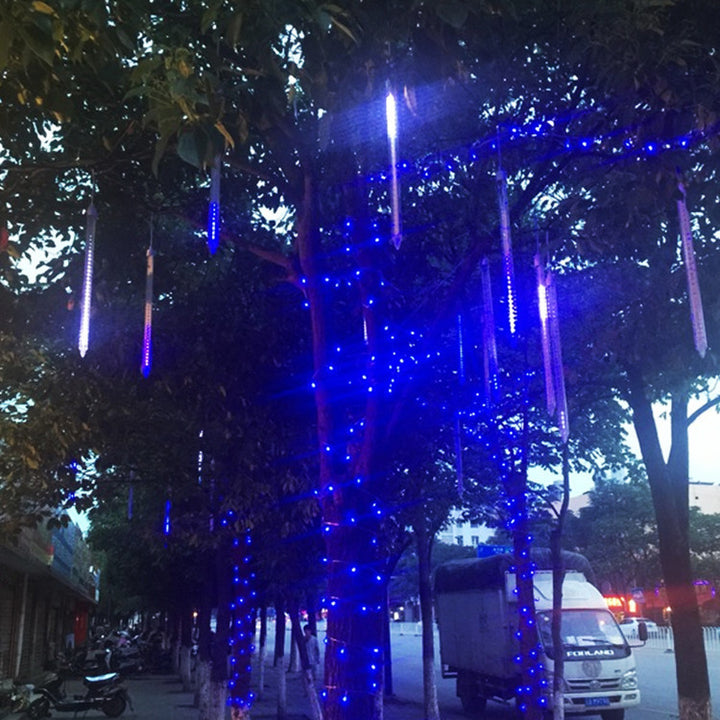 Led Meteor Rain Light Lantern Flashing Lights Engineering Lighting Christmas Tree Decoration Lights Waterproof Hanging Tree Lights Marquee by 253444