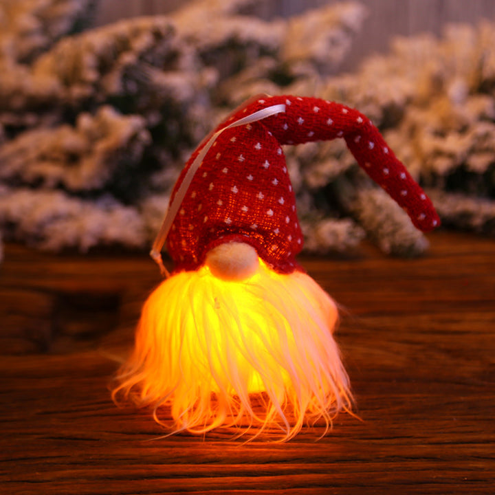 Christmas Forester Gnome LED Doll Light Tree Decoration Hanging Pendant by 253444