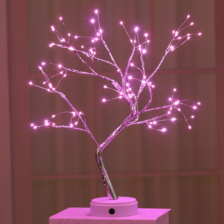 Christmas Decoration Night Light LED Pearl Tree Light Starry Touch Light by 253444