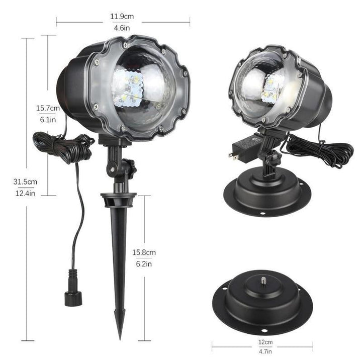 LED Christmas Light Projector Snow Projection Lamp by 253444