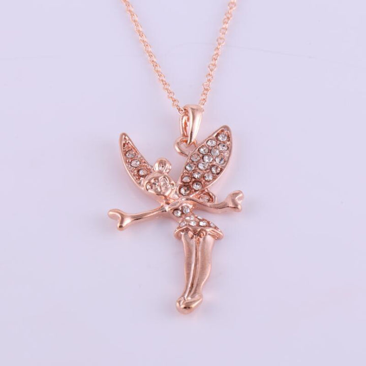 Colar Anjo Pingente Asas Elegante Versátil Presente Ideal