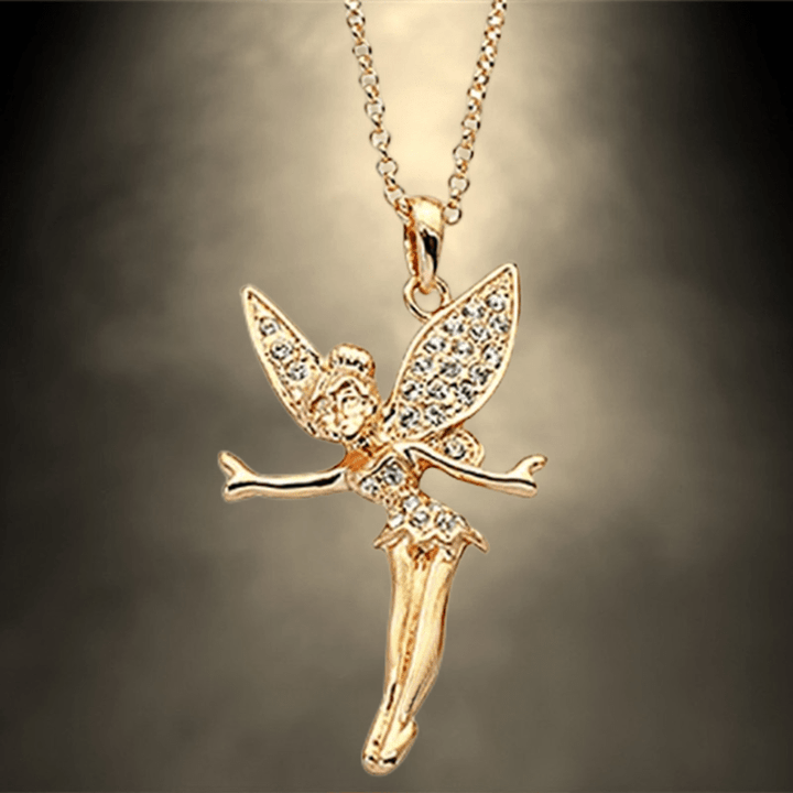 Colar Anjo Pingente Asas Elegante Versátil Presente Ideal