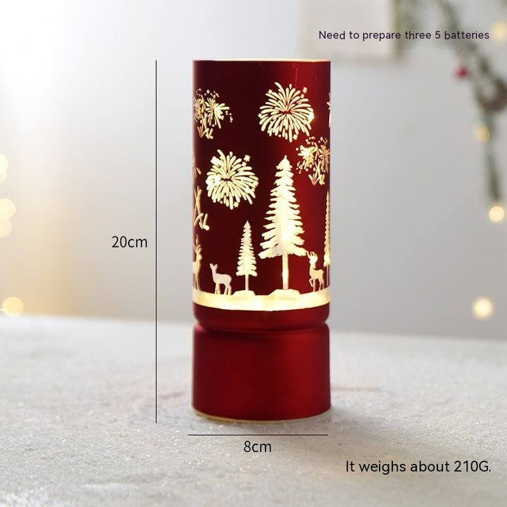 Christmas Luminous Glass Desktop Decoration by 253444