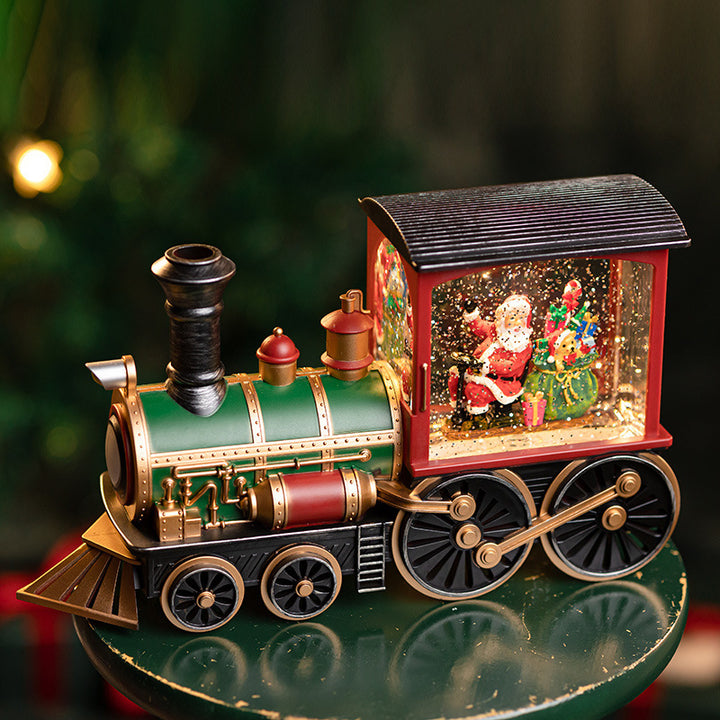 Christmas Santa Claus Train Music Box by 253444