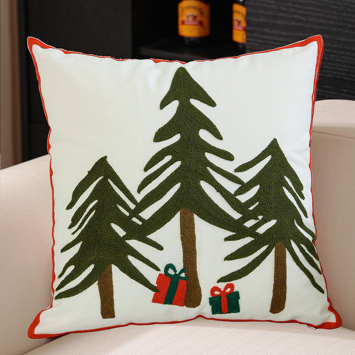 Christmas Festival Pillow Cover Home Snowflake by 253444