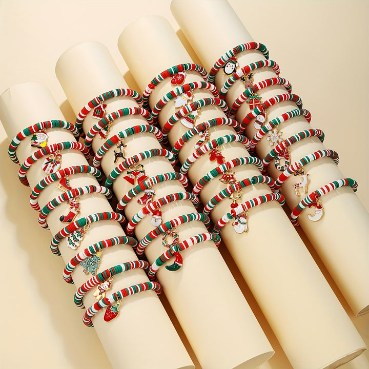 Pulseiras De Contas Cerâmicas Coloridas 32 Peças Para Elas