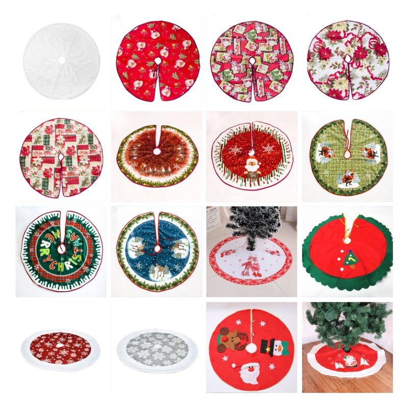 Christmas tree skirt Christmas tree decorations Christmas gifts Christmas scene matching by 253444