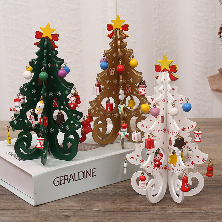 Christmas tree scene decoration by 253444