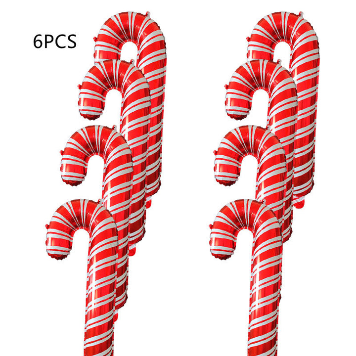 Holiday Party Christmas Crutch Balloons by 253444