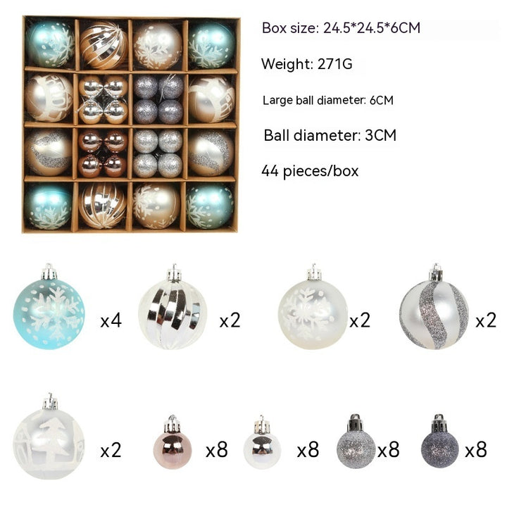 Christmas Tree Decoration Colorful Ball Gift Set by 253444
