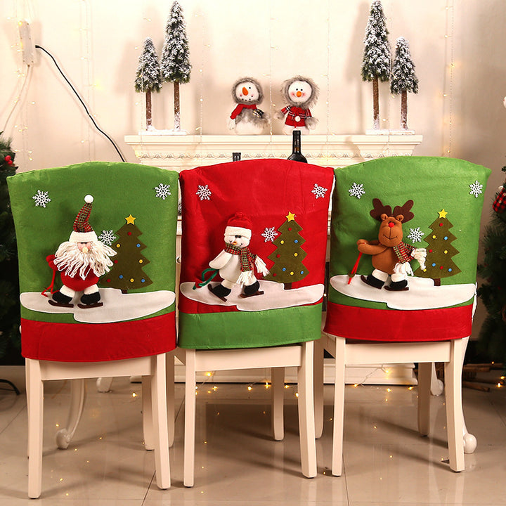 Christmas Ski Chair Set by 253444